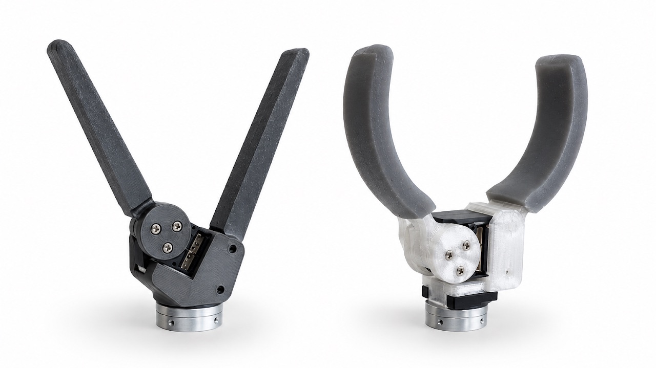 Sentio Gripper Kit — reálný prototyp gripperu